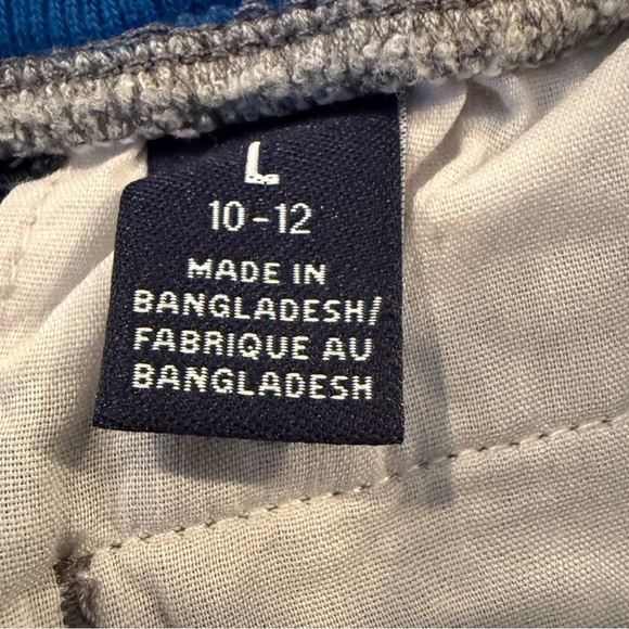 Gray Striped blue elastic waistband big boys Pants/size L (10-22) - Picture 7 of 9